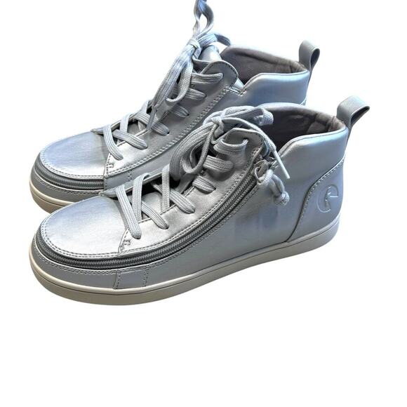 BILLY adaptive silvers sneaker lace mid top size 7 NWT - Picture 13 of 16